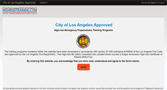 Desktop Screenshot of highrisetraining.com